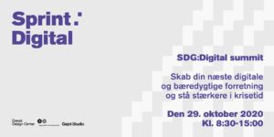 sprint digital event bæredygtig